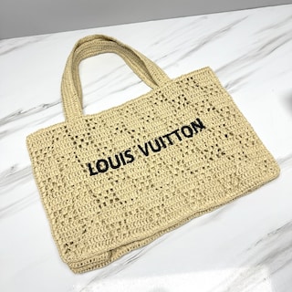 Foto 7 | Bolso Tejido A Mano Louis Vuitton De Gran Capacidad Para Mujer - Venta Internacional.