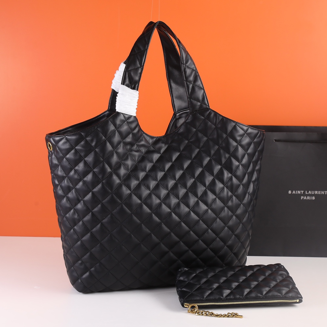 Foto 2 | Bolsa De Compras Yves Saint Laurent 2025 New Retro Diamond Grid - Venta Internacional.