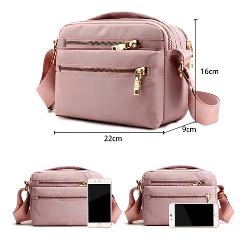 Foto 3 | Bolso Bandolera Xtellar Pequeño Y Sencillo Con Cremallera Para Mujer