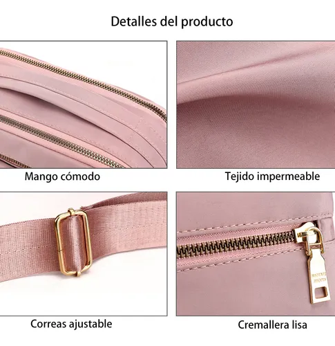 Foto 4 pulgar | Bolso Bandolera Xtellar Pequeño Y Sencillo Con Cremallera Para Mujer