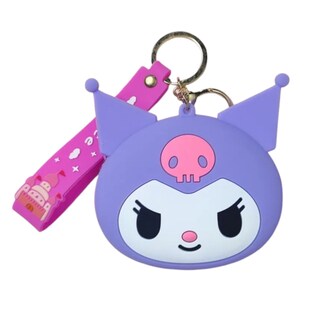 Foto 2 | Bolsa Kuromi Incluye Monedero Y Llavero 3pz Lab.g Morado