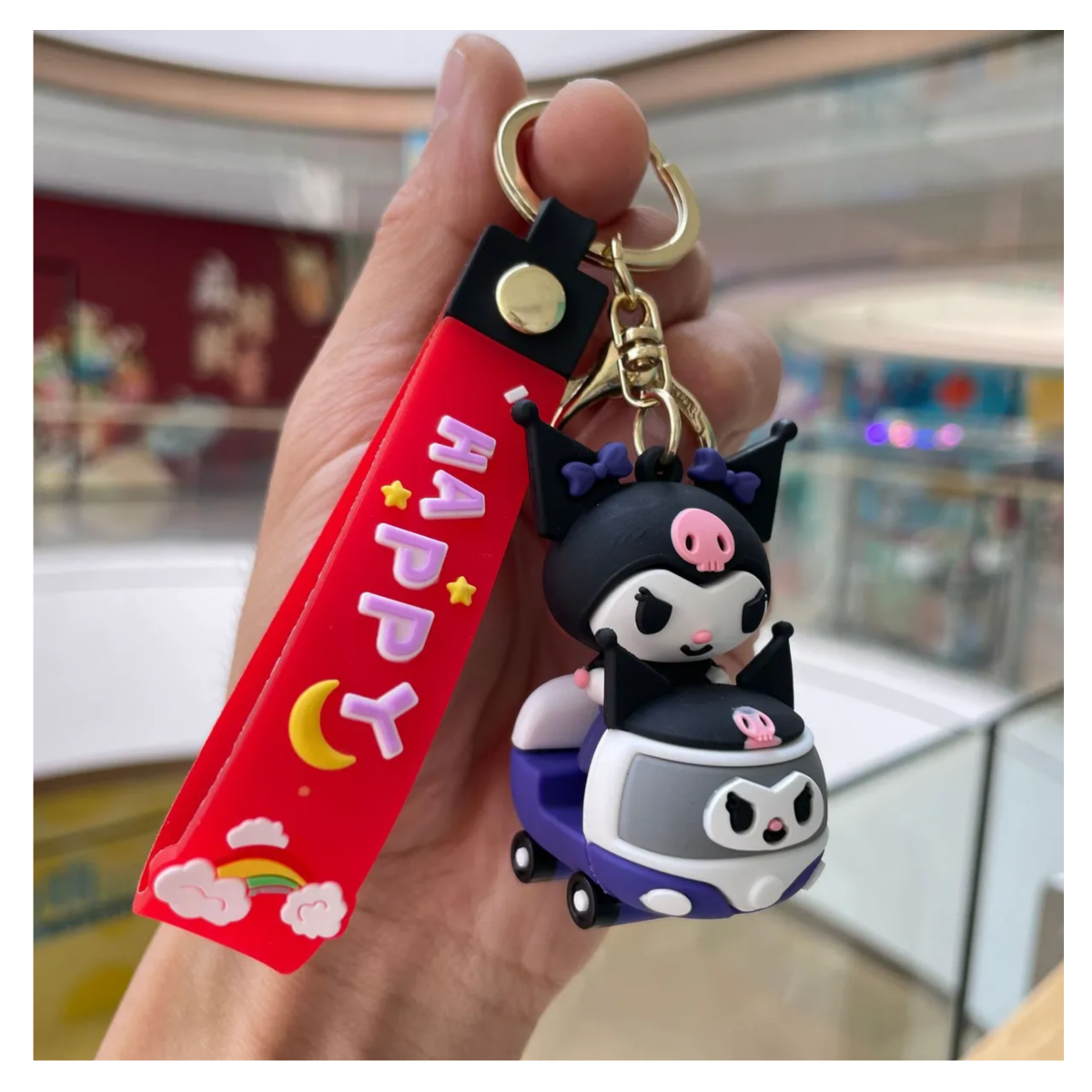 Foto 6 pulgar | Bolsa Kuromi Incluye Monedero Y Llavero 3pz Belug  Morado