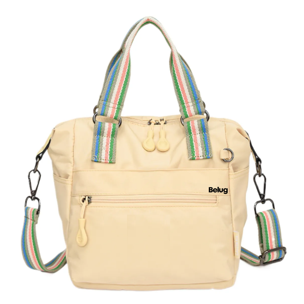 Foto 2 pulgar | Bolso Mujer Tote Belug  Blanco