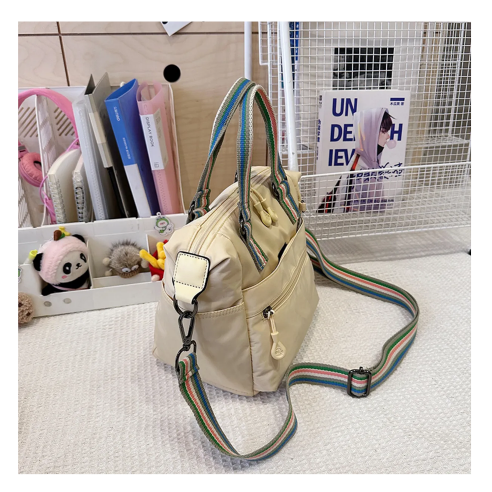 Foto 5 pulgar | Bolso Mujer Tote Belug  Blanco