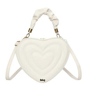 Foto 1 | Bolso De Mano Forma De Corazón Para Dama Blanco