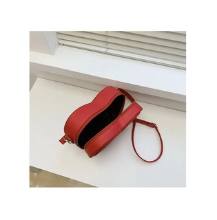 Foto 2 | Bolso Bandolera Forma Corazón Rojo