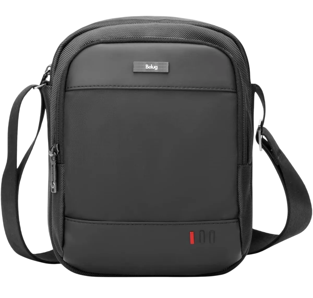 Foto 1 | Bandolera Belug  Impermeable Urbana Negro Hombre
