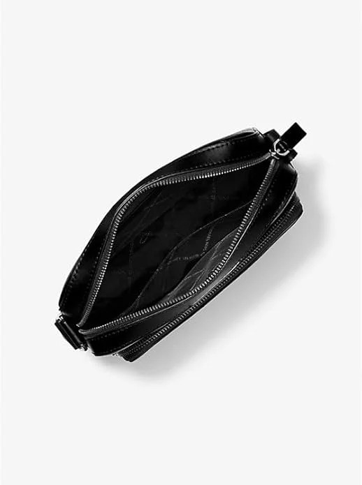 Foto 6 pulgar | Bandolera Michael Kors Cooper De Piel Granulada Negra - Venta Internacional.