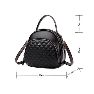 Foto 2 | Bolsos Belug De Dama Cruzado Moda Bandolera Crossbody Negro