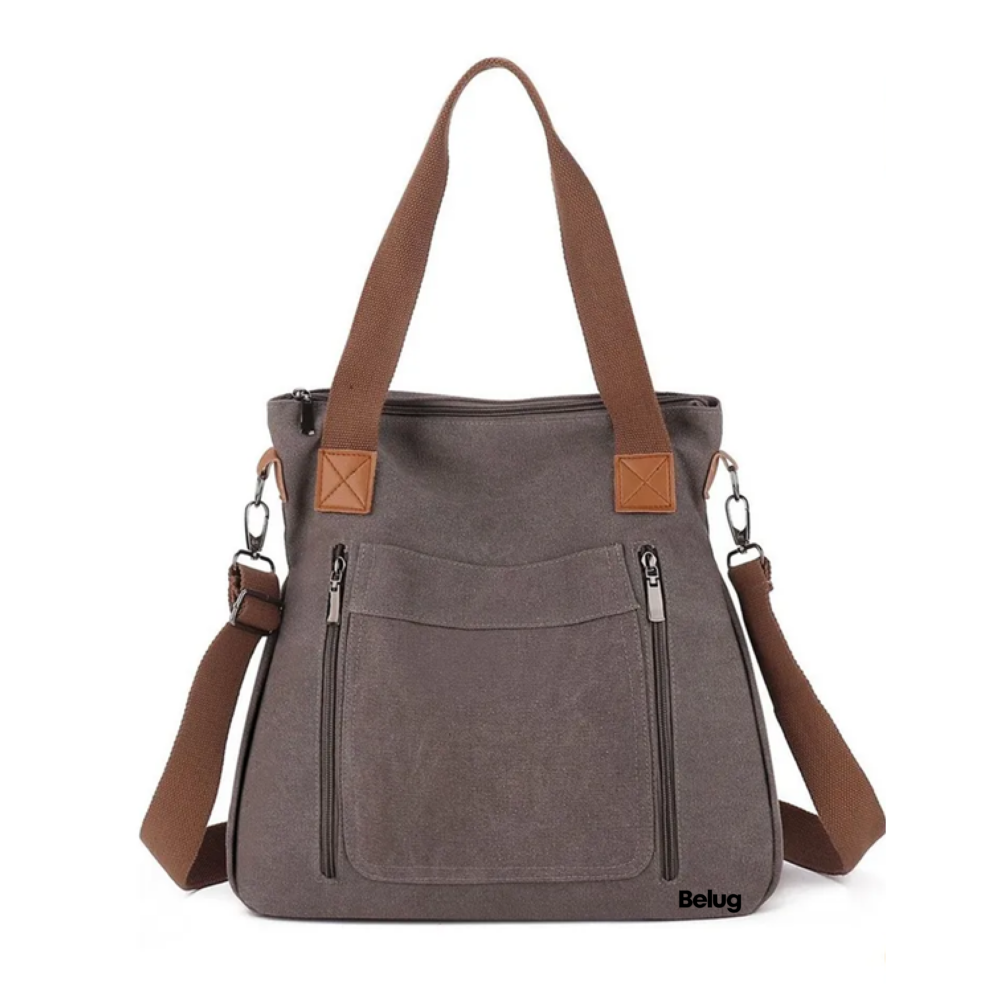 Foto 1 | Bolso Multifuncional De Lona De Gran Capacidad Belug  Café Oscuro