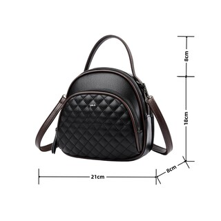 Foto 2 | Bolsos Lab.g De Dama Cruzado Moda Bandolera Crossbody Negro