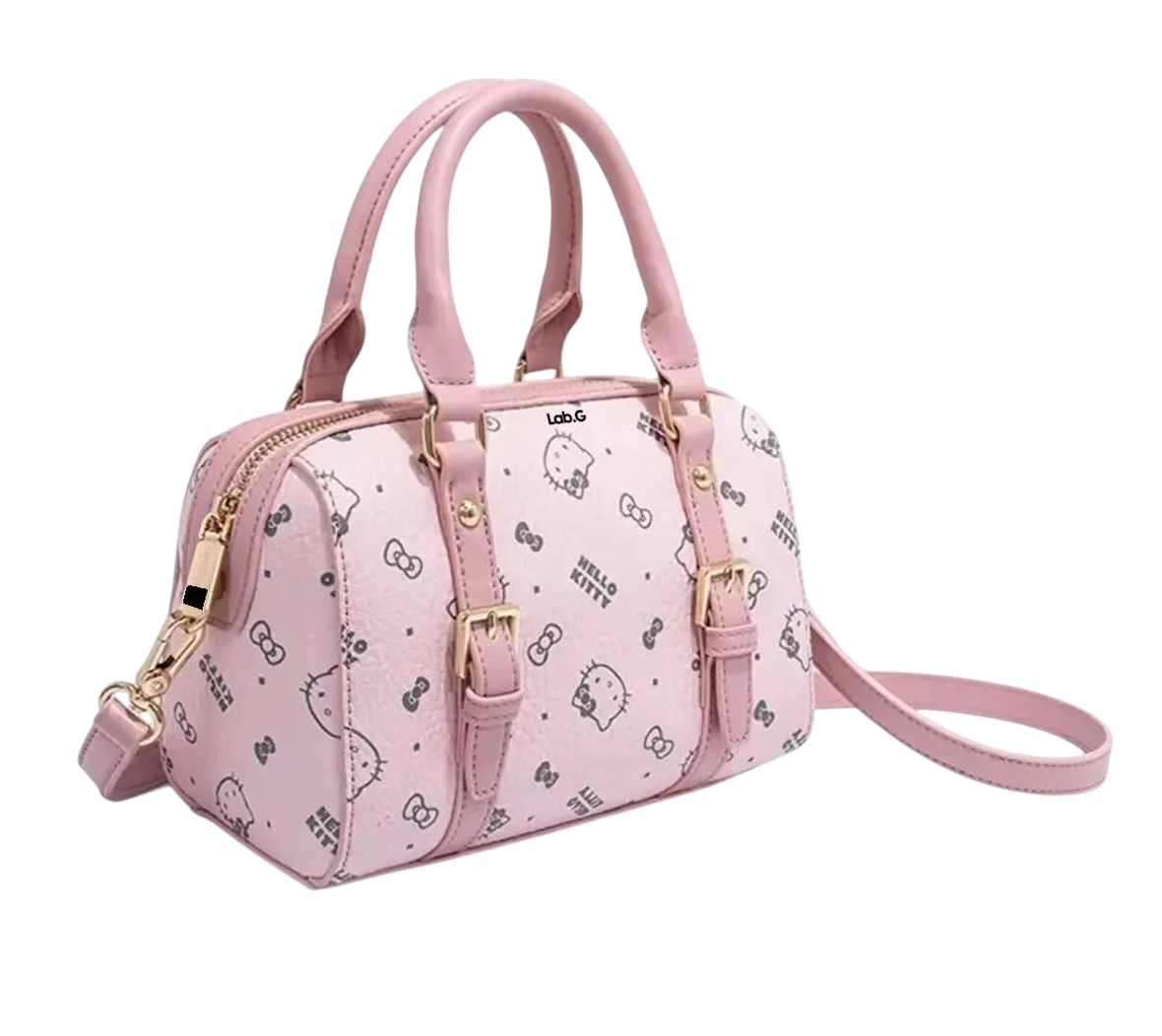 Foto 2 pulgar | Bolso De Hombro Con Asa Crossbody Para Mujer Hello Kitty Rosa