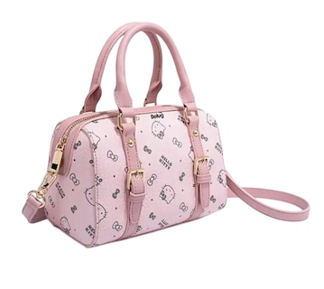 Foto 1 | Bolso De Hombro Con Asa Crossbody Para Mujer Hello Kitty Rosa