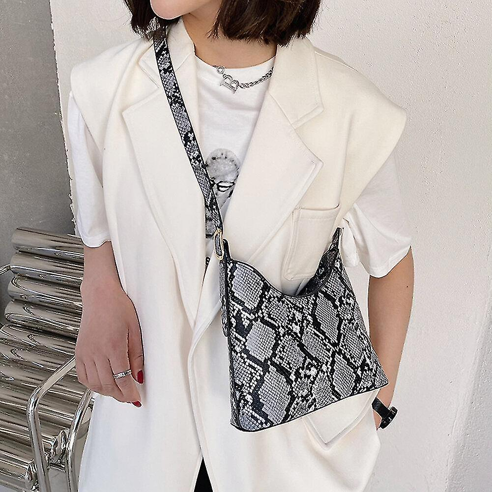 Foto 2 | Bolso De Mano Huoguo Fashion Para Mujer Con Estampado De Cuero Sintético - Venta Internacional.