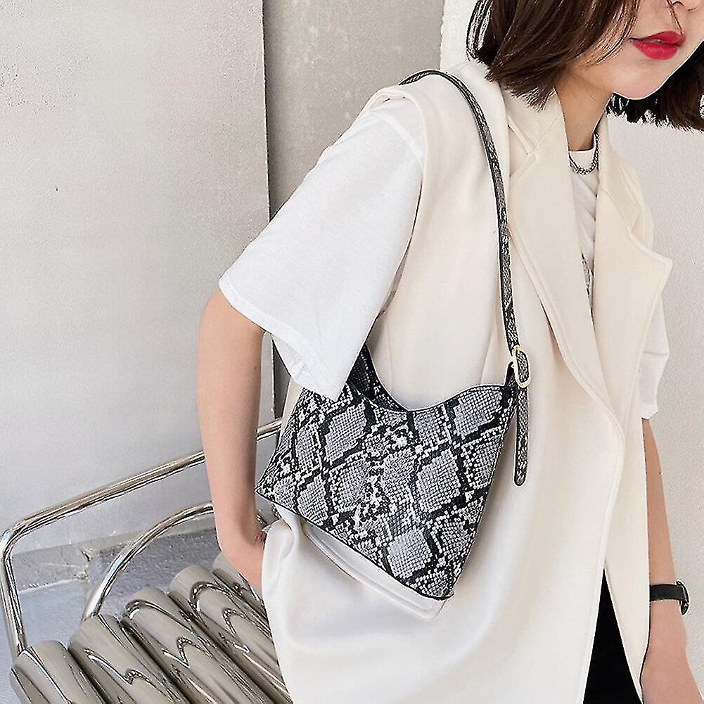 Foto 3 | Bolso De Mano Huoguo Fashion Para Mujer Con Estampado De Cuero Sintético - Venta Internacional.