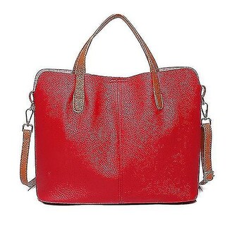 Foto 1 | Bolso Huoguo Bandolera De Piel Suave Para Mujer Negro - Venta Internacional.