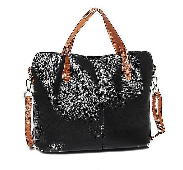 Foto 4 pulgar | Bolso Huoguo Bandolera De Piel Suave Para Mujer  Negro - Venta Internacional.
