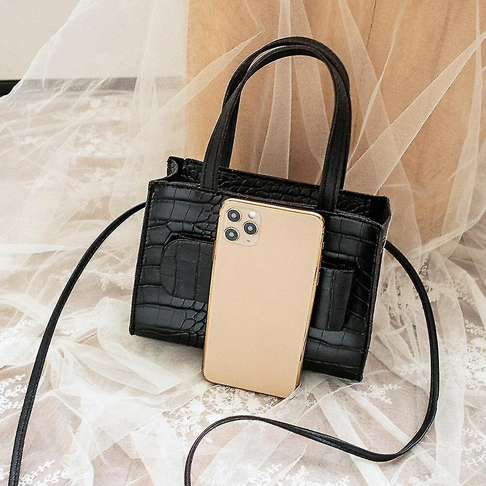 Foto 4 pulgar | Conjunto De Bolsos Huoguo Youth Para Mujer  Vintage  Piel De Aligátor Sintética - Venta Internacional.
