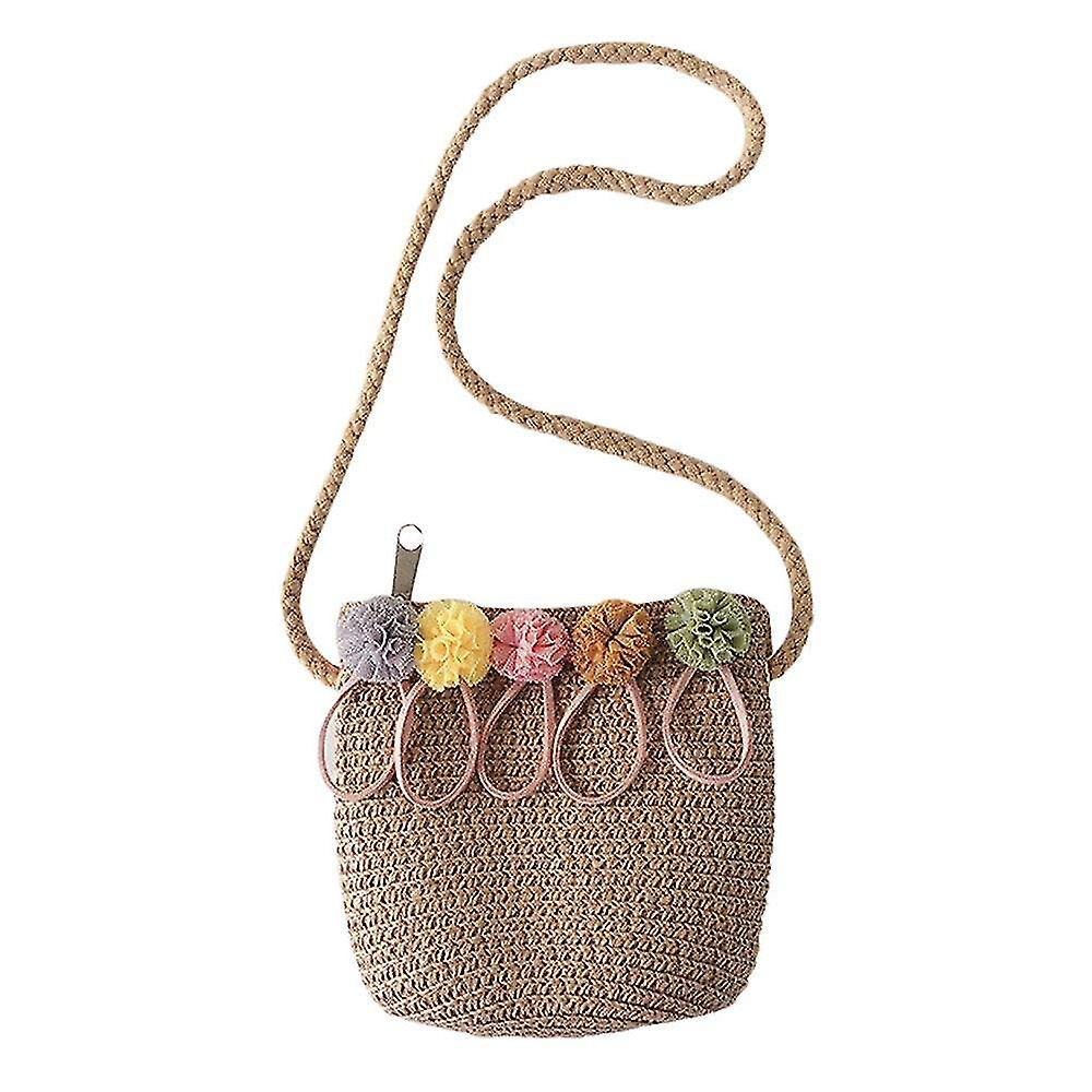 Foto 2 pulgar | Bolso Tipo Bandolera Huoguo Summer Straw Weave Para Mujer - Venta Internacional.