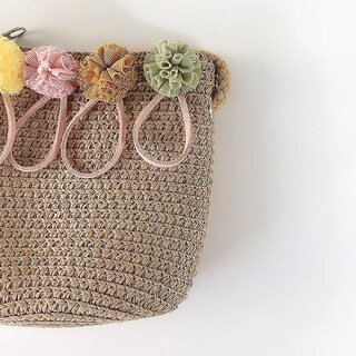 Foto 2 | Bolso Tipo Bandolera Huoguo Summer Straw Weave Para Mujer - Venta Internacional.