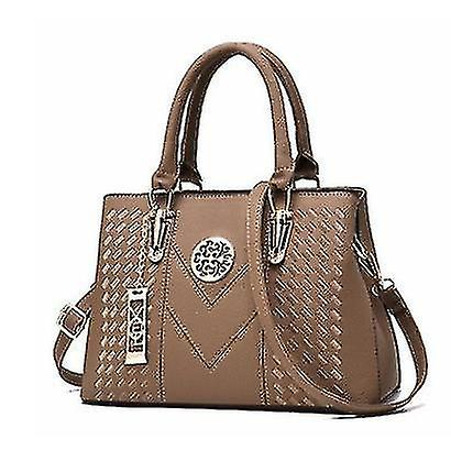 Foto 6 pulgar | Bolso De Mano Huoguo Para Mujer De Estilo Europeo Y Americano Morado - Venta Internacional.