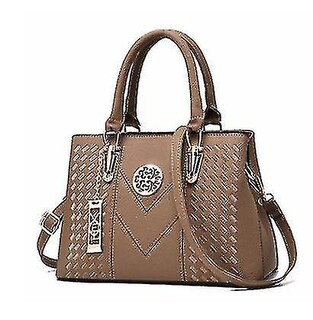 Foto 5 | Bolso De Mano Huoguo Para Mujer De Estilo Europeo Y Americano Morado - Venta Internacional.