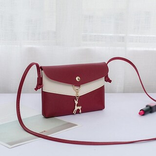 Foto 2 | Bolso Tipo Bandolera Huoguo Bolso Tipo Bandolera Con Colgante De Cervatillo - Venta Internacional.