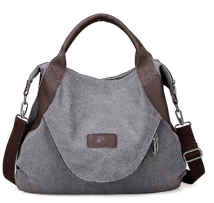 Foto 6 pulgar | Bolso Huoguo Vintage De Lona Para Mujer Verde 43x13x50cm - Venta Internacional.