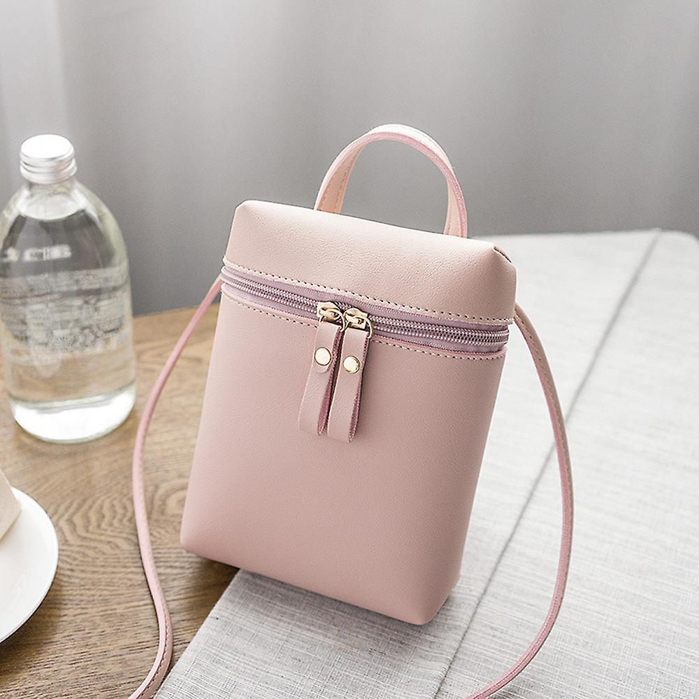 Foto 1 | Bandolera Huoguo Fashion Para Mujer  Estilo Mensajero  Piel Rosa - Venta Internacional.