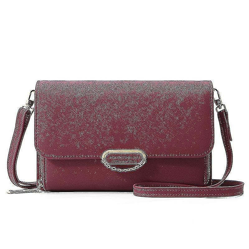 Foto 2 pulgar | Bolso De Hombro Fanny Pack Huoguo Para Mujer De Gran Capacidad  Color Rojo Vino - Venta Internacional.
