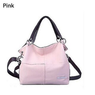 Foto 1 | Bolso Huoguo Spliced Messenger Bandolera Para Mujer Rosa - Venta Internacional.