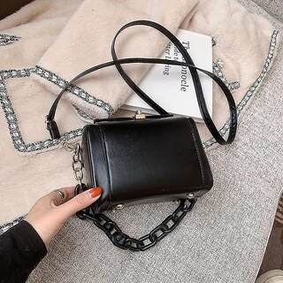 Foto 2 | Bolso De Mano Huoguo Youth Para Mujer Piel Sintética Bandolera Vintage - Venta Internacional.