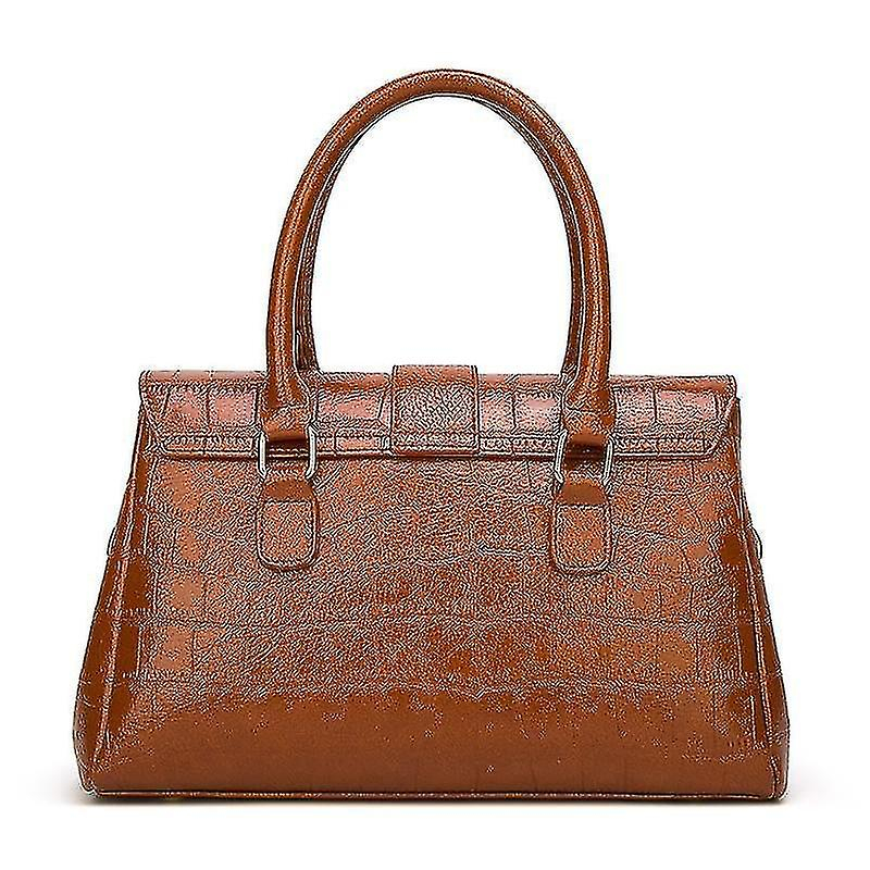 Foto 4 pulgar | Bolso De Mano Huoguo Noble Portable Para Mujer  Piel Sintética Negra  34 X 14 X 22 Cm - Venta Internacional.