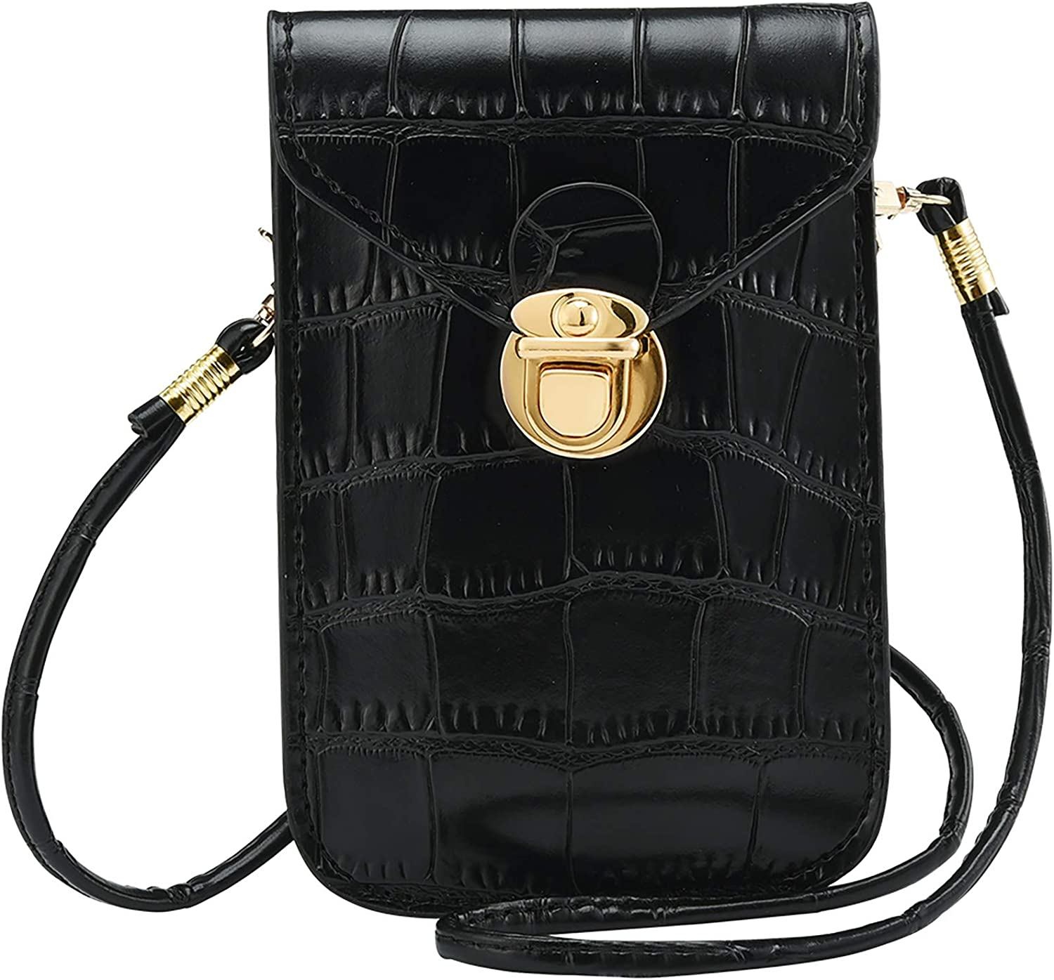 Foto 2 pulgar | Bolso Bandolera Para Teléfono Celular Huoguo De Cuero Pu Para Mujer - Venta Internacional.