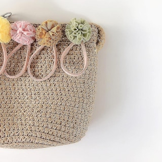 Foto 2 | Bolso Tipo Bandolera Huoguo Summer Straw Weave Para Mujer - Venta Internacional.