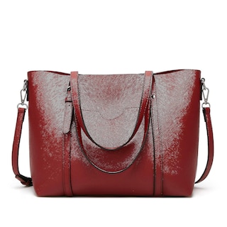 Foto 1 | Bolso Huoguo Para Mujer De Viaje Bandolera Claret - Venta Internacional.