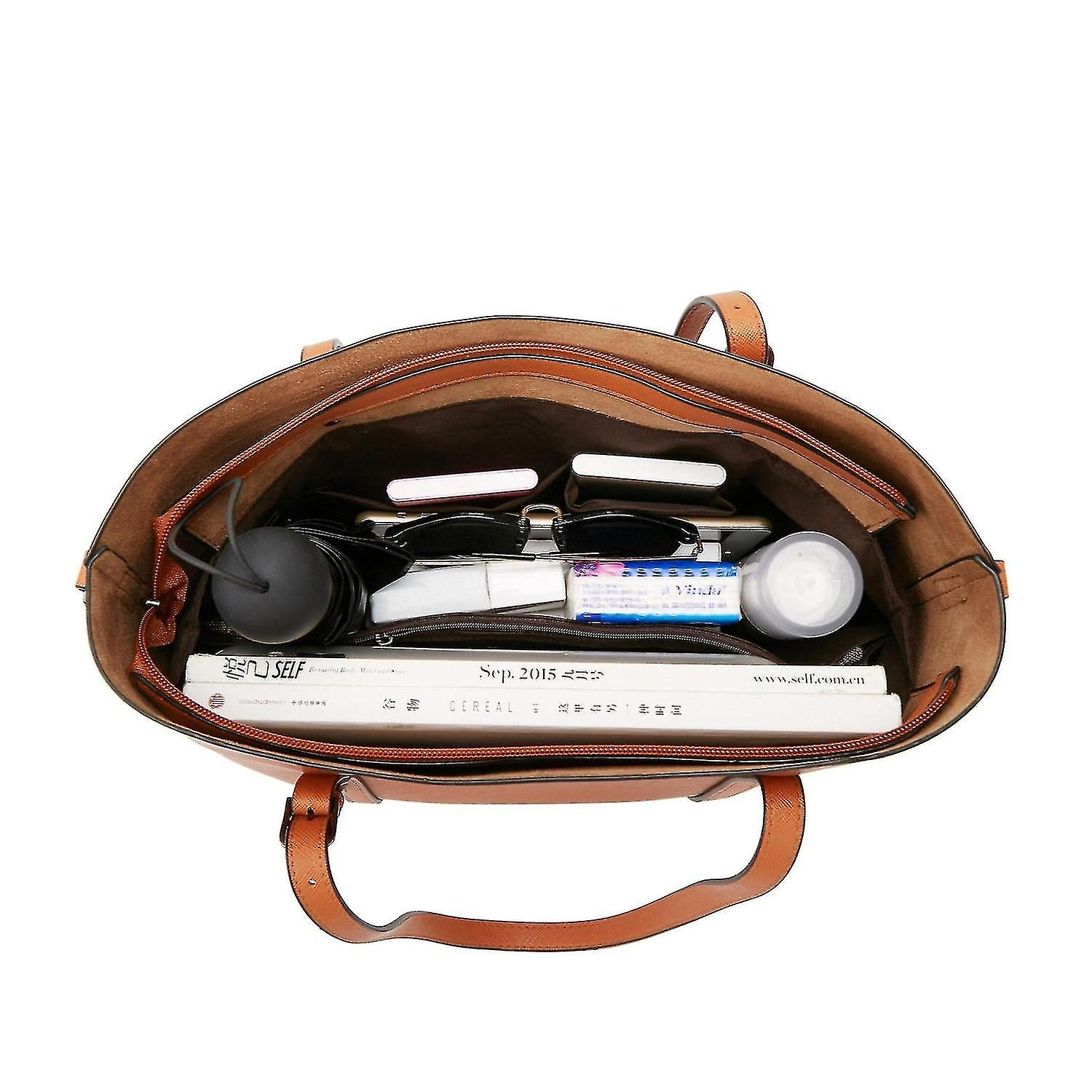 Foto 6 pulgar | Bolso Huoguo Para Mujer De Viaje  Bandolera Claret - Venta Internacional.