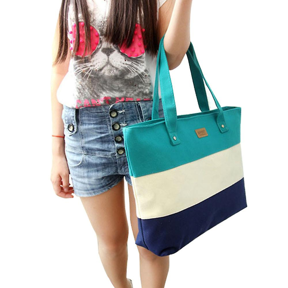 Foto 3 pulgar | Bolso De Hombro Huoguo Para Mujer  Diseño De Mosaico De Lona  38 X 10 X 30 Cm - Venta Internacional.
