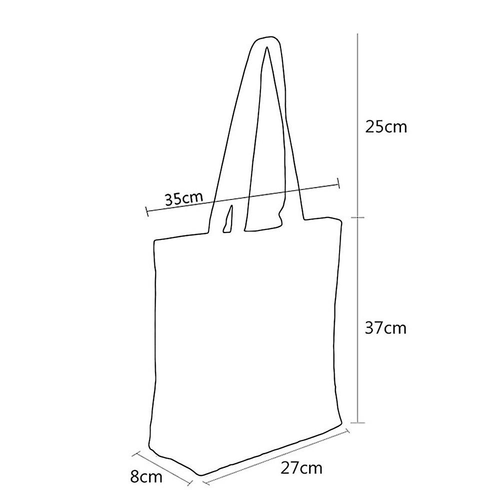 Foto 4 pulgar | Bolsa De Lona Huoguo Con Estampado De Búhos Para Mujer - Venta Internacional.
