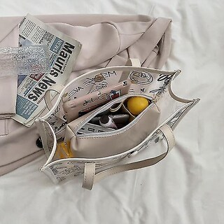 Foto 3 | Bolso Huoguo Summer Bolsa De Gelatina Transparente De Gran Capacidad - Venta Internacional.