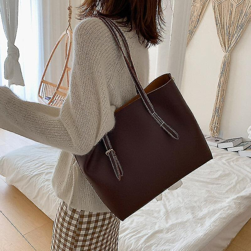 Foto 5 pulgar | Bolso De Hombro Huoguo De Piel Sintética De Lujo Para Mujer - Venta Internacional.