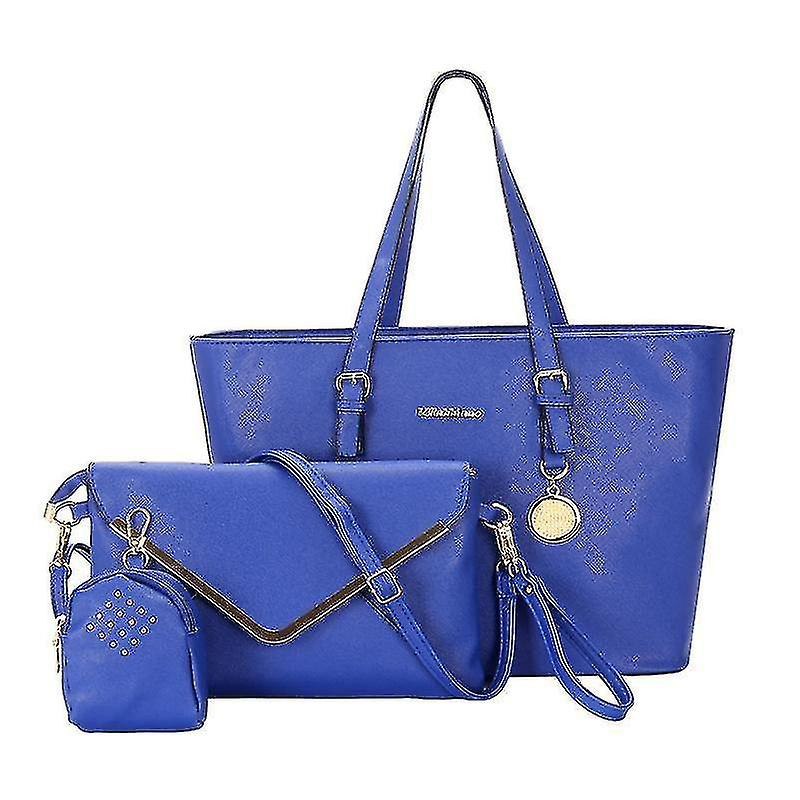 Foto 5 pulgar | Bolsos De Mano Huoguo New Spring De Tres Piezas Para Mujer  Azul - Venta Internacional.