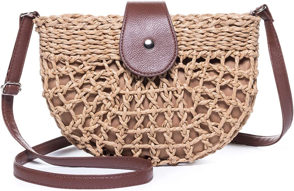 Foto 2 pulgar | Bolso Bandolera Huoguo New Cute Fresh Light Brown - Venta Internacional.