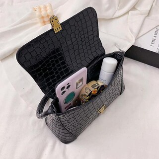 Foto 4 | Bolso De Mano Huoguo Con Estampado Animal De Piel Sintética Con Hombros Casuales - Venta Internacional.