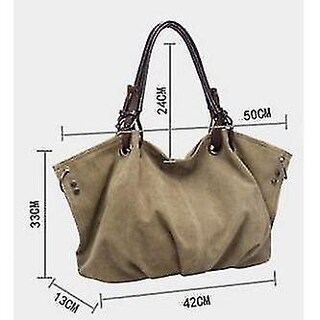 Foto 2 | Bolsos Bandolera De Lona Huoguo Para Mujer De Gran Capacidad - Venta Internacional.
