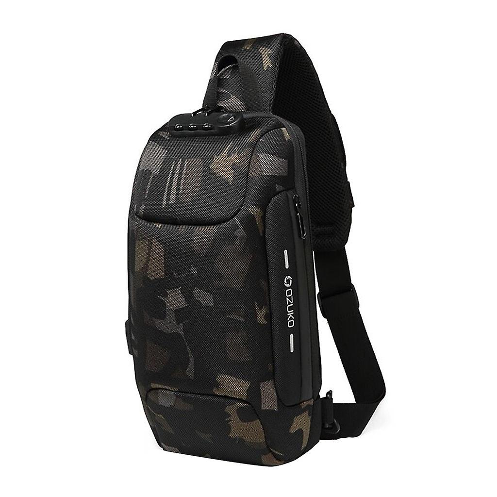Foto 1 | Bandolera Ozuko Antirrobo Impermeable De Viaje Para Hombre - Venta Internacional.