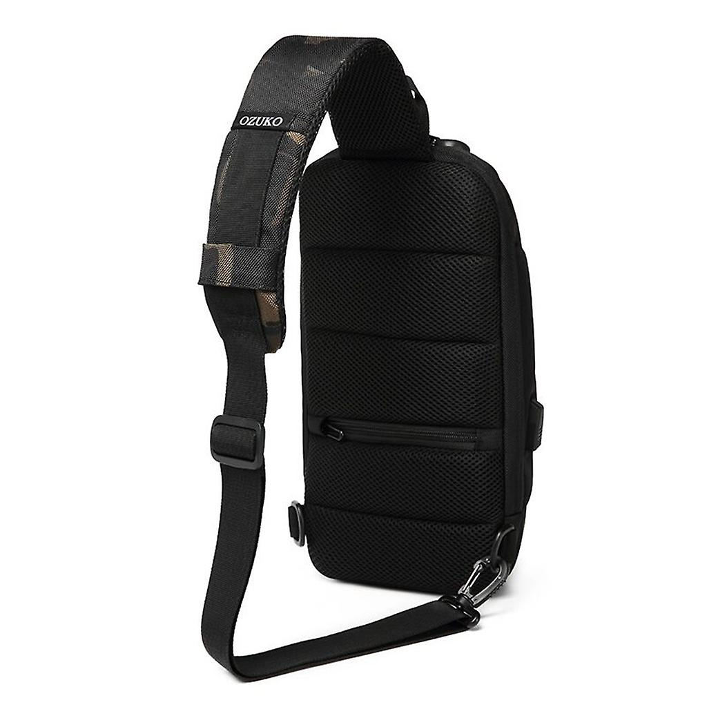 Foto 3 | Bandolera Ozuko Antirrobo Impermeable De Viaje Para Hombre - Venta Internacional.