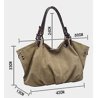 Foto 3 pulgar | Bolso Bandolera De Lona Huoguo Coffee De Gran Capacidad - Venta Internacional.