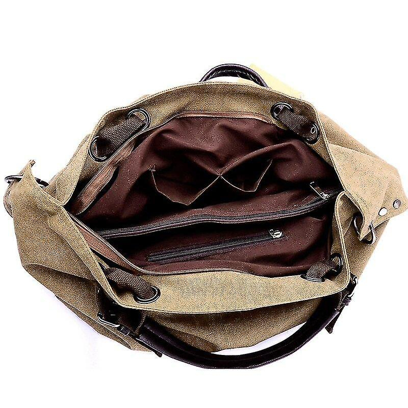 Foto 6 pulgar | Bolso Bandolera De Lona Huoguo Coffee De Gran Capacidad - Venta Internacional.