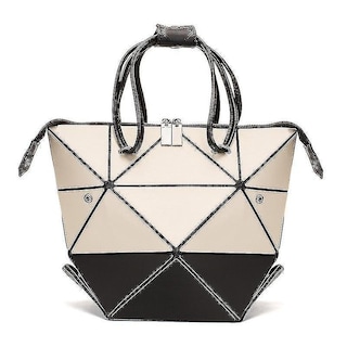 Foto 1 | Bolso Huoguo De Cuero Pu Rómbico Geométrico Para Mujer - Venta Internacional.